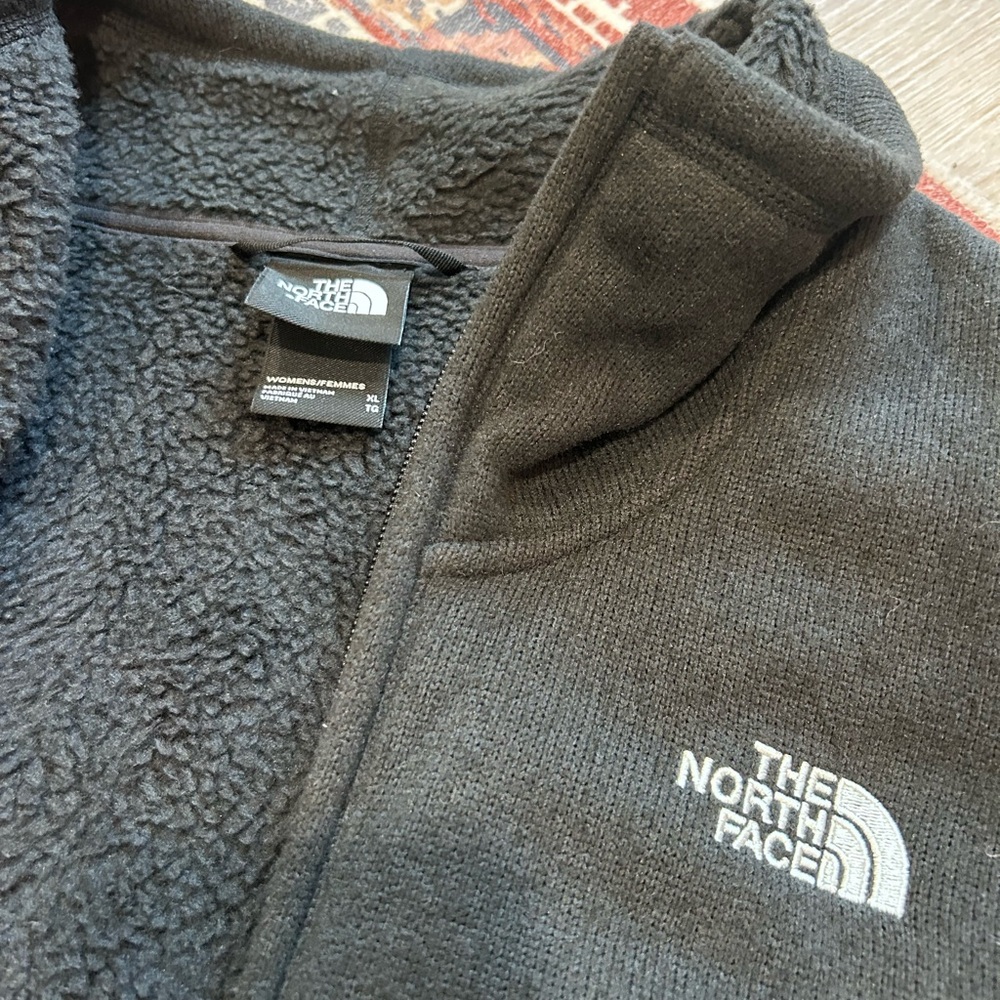 The North Face Full Zip Fleece Jacket Women’s XL – Black - Picture 2 of 6